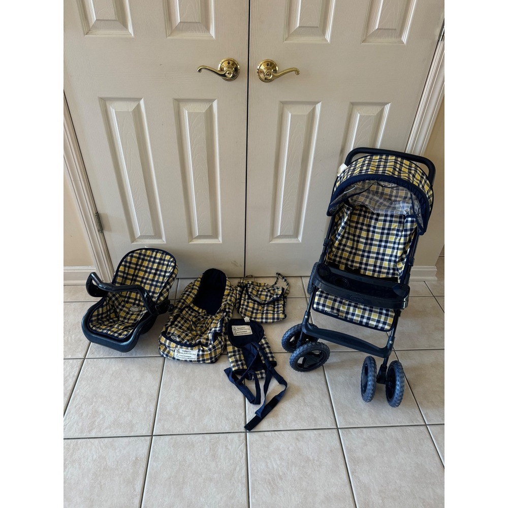 Vintage Tolly Tots Graco Baby Doll Stroller Set. DOLL NOT INCLUDED